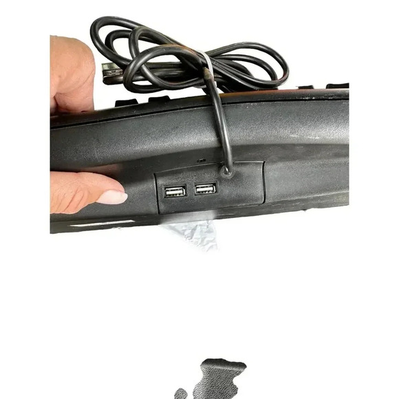 Belkin Black Ergoboard Pro Keyboard Black USB Keyboard F8E887-BLK - Picture 4 of 4